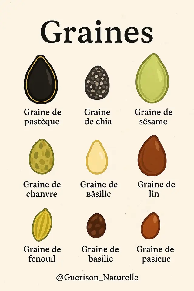 Elles paraissent minuscules, mais contiennent une puissance nutritionnelle immense. Découvre leurs secrets et commence ta journée pleine d’énergie naturelle 🍃 #GuerisonNaturelle #SantéHolistique #BienfaitsNaturels #AlimentationSaine 