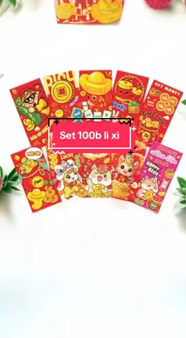 Set 100bao lixi#xuhuong #tet2026 #lixi 