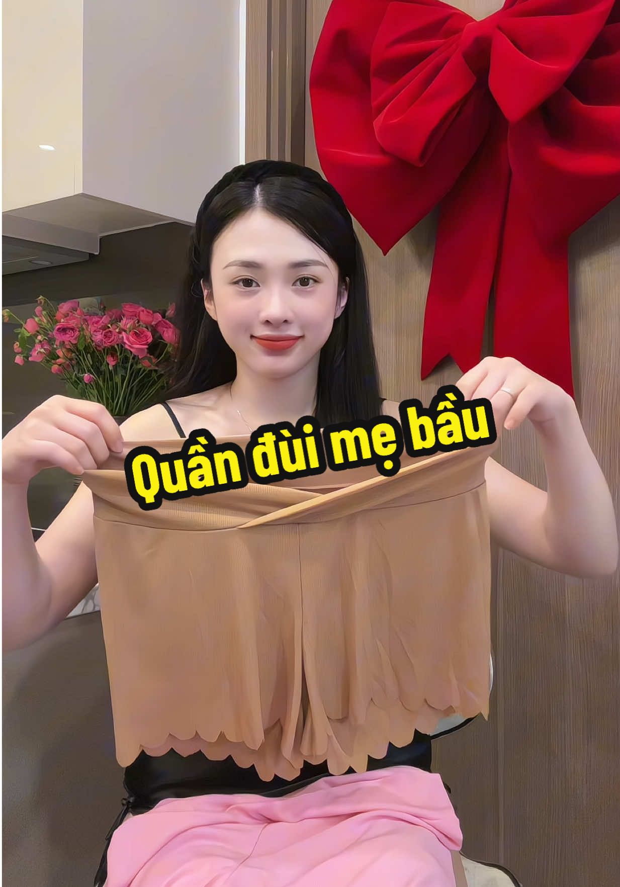 Quần Đùi Bầu Mặc Trong Váy #landaulamvo 