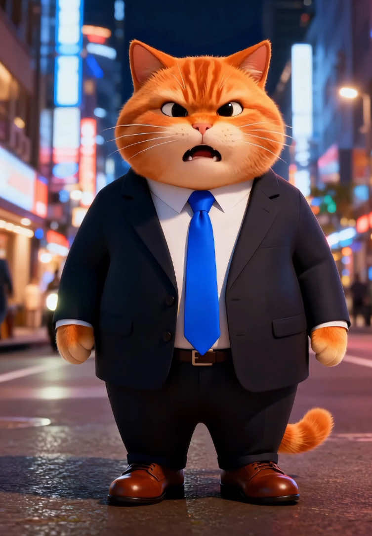 Nice ending from a misunderstanding #aistory #orangecat #funnyvideos 