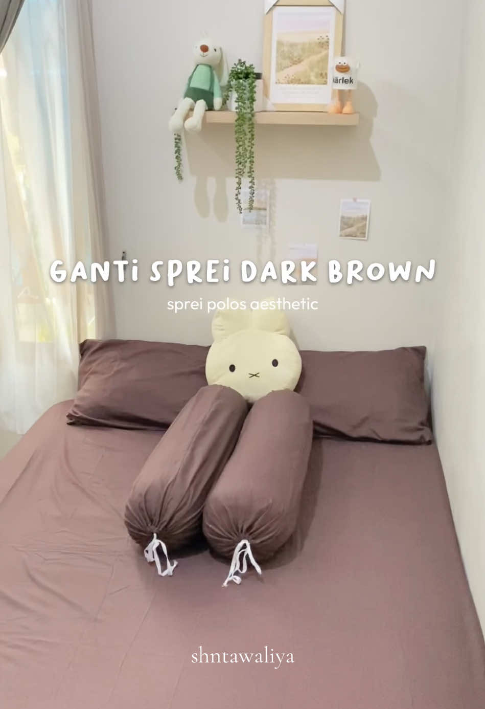 rekomendasi sprei polos dark brown ❤️ #sprei #spreipolos #spreimurah #spreiaesthetic #kamaraesthetic 
