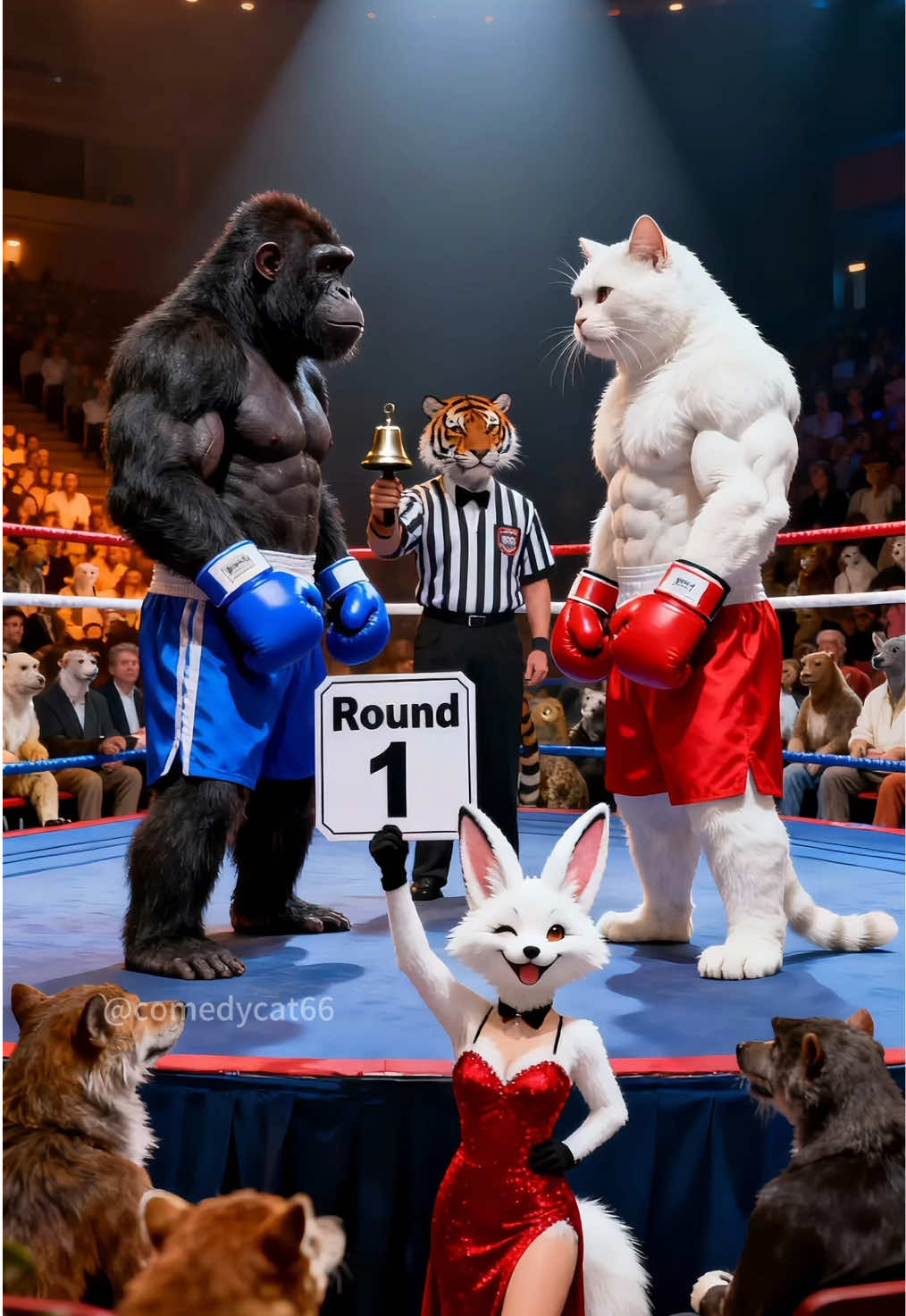 This kitty’s mastering martial arts to get revenge for its father!#cat #aicat #kitten 