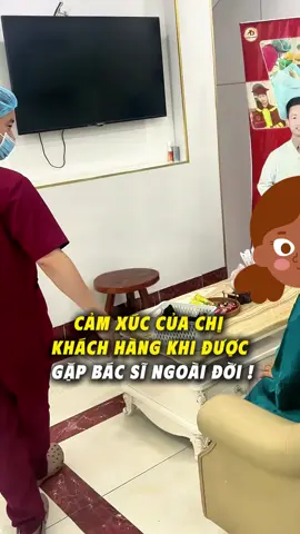 Cảm xúc của chị khách hàng khi gặp bác sĩ ngoài đời #bacsytuanduong #thammytuanduong #thammy #lamdep 