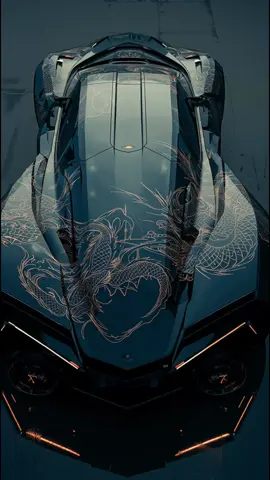Never seen stunning dragon art future car #futuristic #futurecars #dragonart #japaneseart #carsoftiktok 
