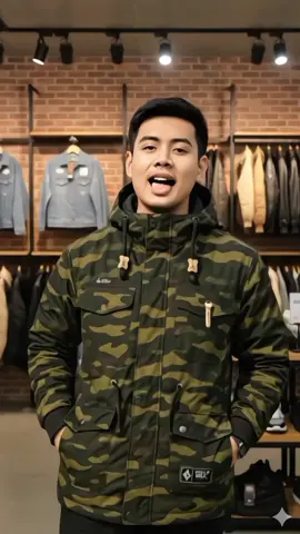 Jaket parka ini bukan cuma keren, tapi juga fungsional. Bahannya tebal, tahan angin, dan tetap nyaman dipakai. Cocok buat motoran, kerja lapangan, atau sekadar nongkrong.” #jaketparka 