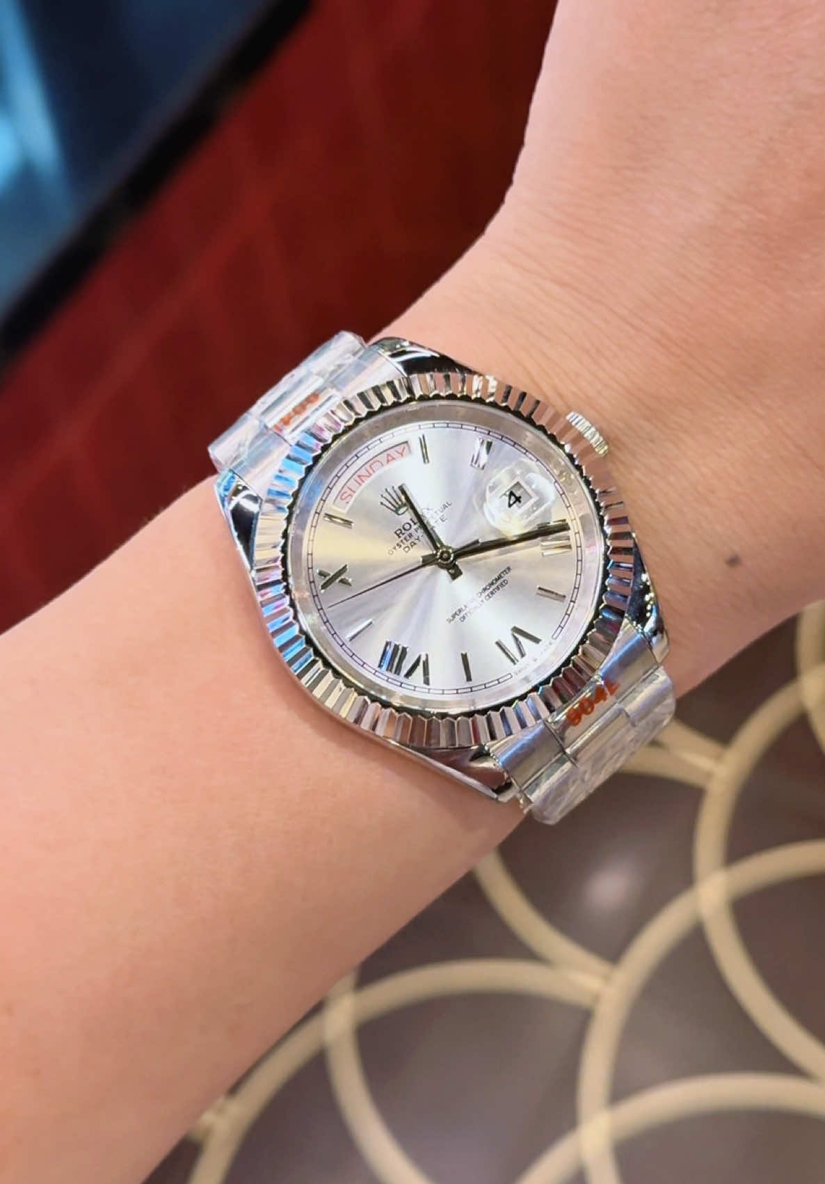 Siêu phẩm rol day date cọc số la mã, trẻ trung thanh lịch ai đeo cũng đẹp #donghonam #dongho #donghonamdep #donghodeotay #dinhhauwatch 