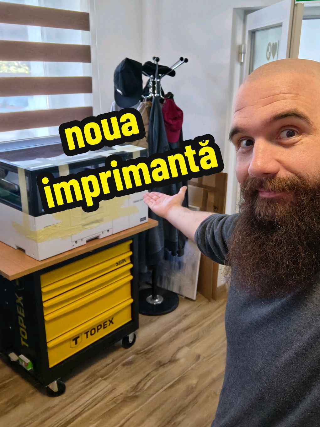 Replying to @printingstore.ro Noua noastră imprimanta este aici! Mulțumim mult @DACORA 😎 #epson #dacora  #seraprint 