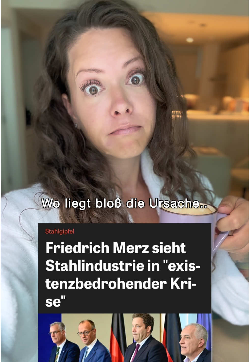 🔥 “Existenzbedrohende Krise” – aber keiner will wissen, warum. Die deutsche Stahlindustrie steht mit dem Rücken zur Wand – hohe Energiepreise, Bürokratie, Steuern und politische Auflagen drücken ganze Branchen in die Knie. Während andere Länder investieren und entlasten, wird hierzulande lieber reguliert, blockiert und diskutiert. Und jetzt wundert man sich über „Krisen“? Wer die Wirtschaft über Jahre stranguliert, darf sich über den Stillstand nicht wundern. 💬 Was denkst du – hausgemachtes Problem oder unvermeidbare Entwicklung? Schreib’s in die Kommentare ⬇️ #wirtschaft #industriekrise #deutschland #politik #energiepreise    