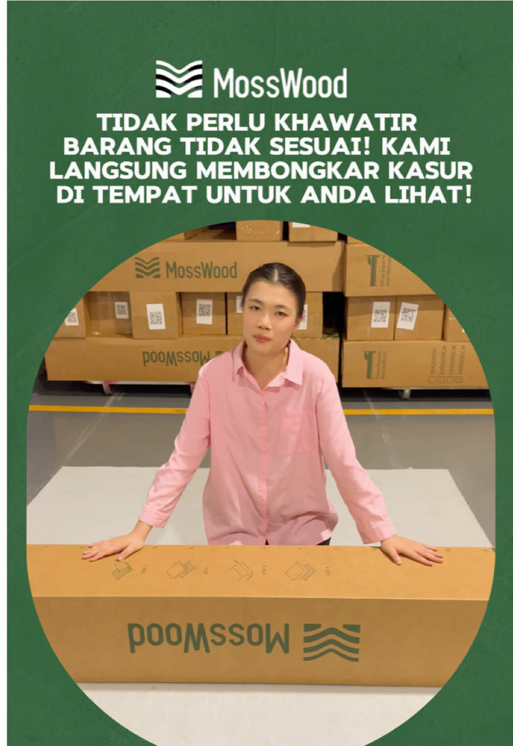 🙏🔥Tidak perlu khawatir barang tidak sesuai! Kami langsung membongkar kasur di tempat untuk Anda lihat!😉#PromoGuncang1111 #kasurmosswood #kasur #springbed #rekomendasikasur 