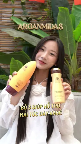Tóc thưa mỏng không còn là nỗi lo âu nữa vì đã có cặp dầu gội này của Arganmidas đồng hành cùng ❤️ #arganmidasvietnam #daugoimoctoc #moctoc #duongtoctainha #duongtocmemmuot 