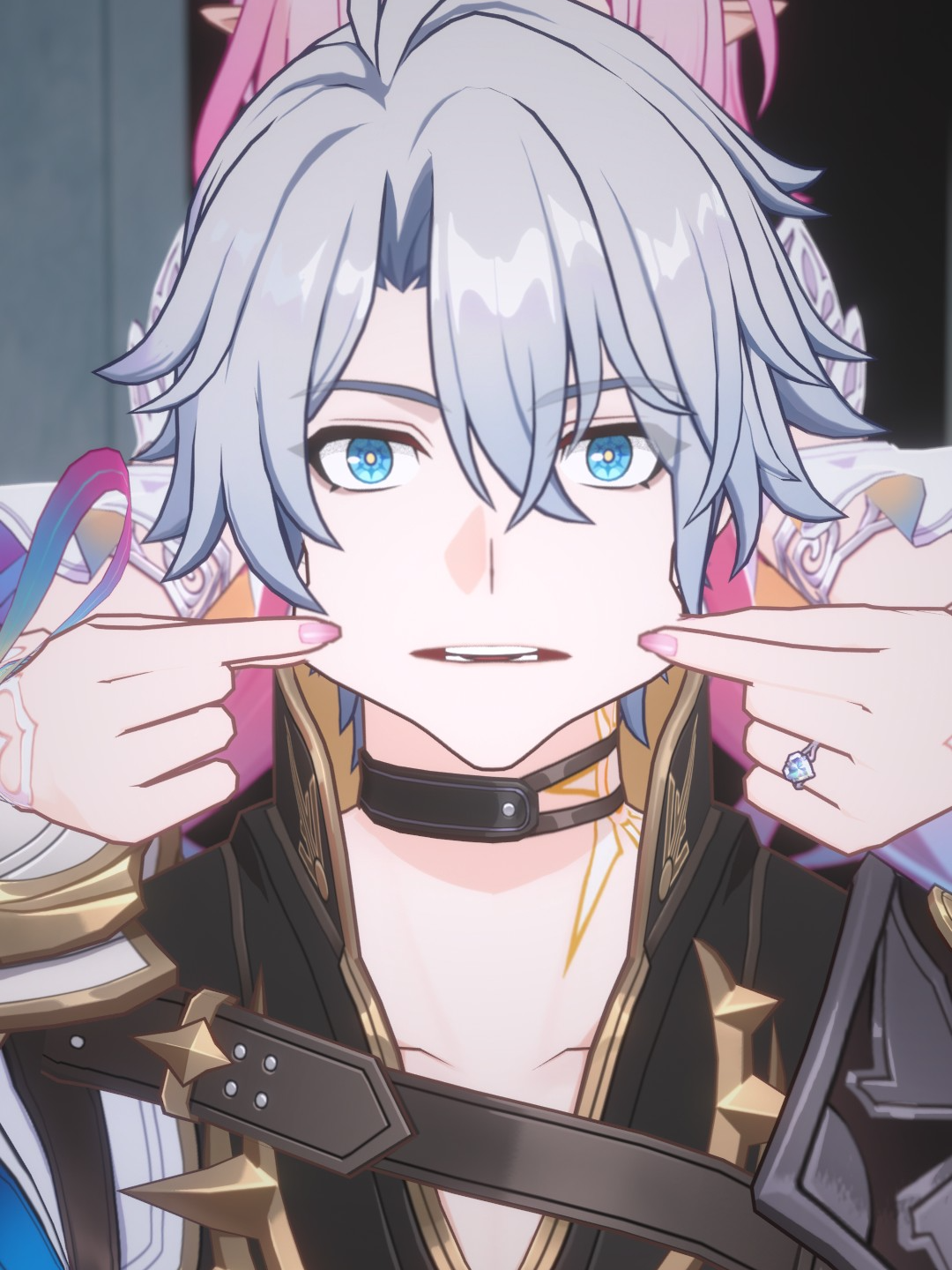 Cheeky Cheeks . . . #hsr #honkaistarrail #honkai #starrail #hsrcreators #hoyocreators #phainon #phainonhsr #cyrene #cyrenehonkaistarrail #phainonhonkaistarrail #cyrenehsr #phairene #hoyo #hoyoverse