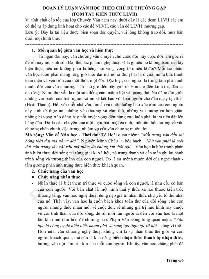 ĐOẠN VĂN LLVH ✨ #onhsgvan❤️‍🔥 #líluậnvănhọc #NLVH #hsgqgiavăn #xuhuong 