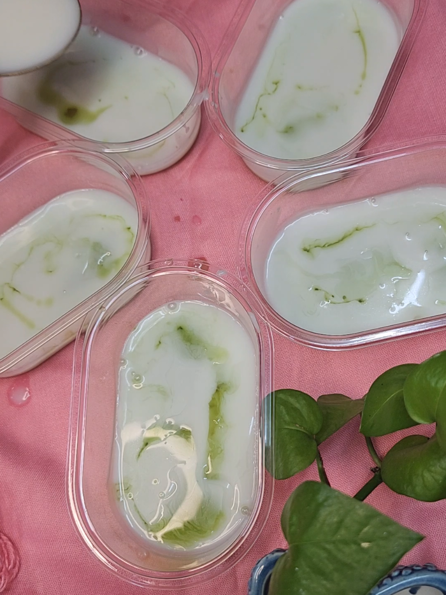 Rau câu lá dứa sữa dừa  #chaudang  #xaykenhtiktok  #raucau 