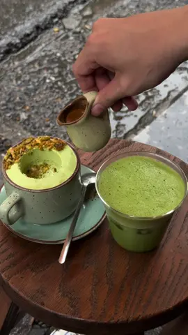 fomo Matcha Affogato ☺️. 