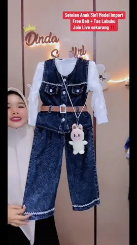 Setelan Anak Perempuan cocok banget buat lebaran nih bun😍join live sekarang ya bun #setelananakperempuan #setelananakterbaru #setelananakkekinian #livehighlights #tiktoklive 