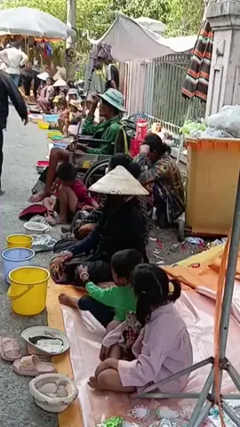 Một khu vực ăn xin