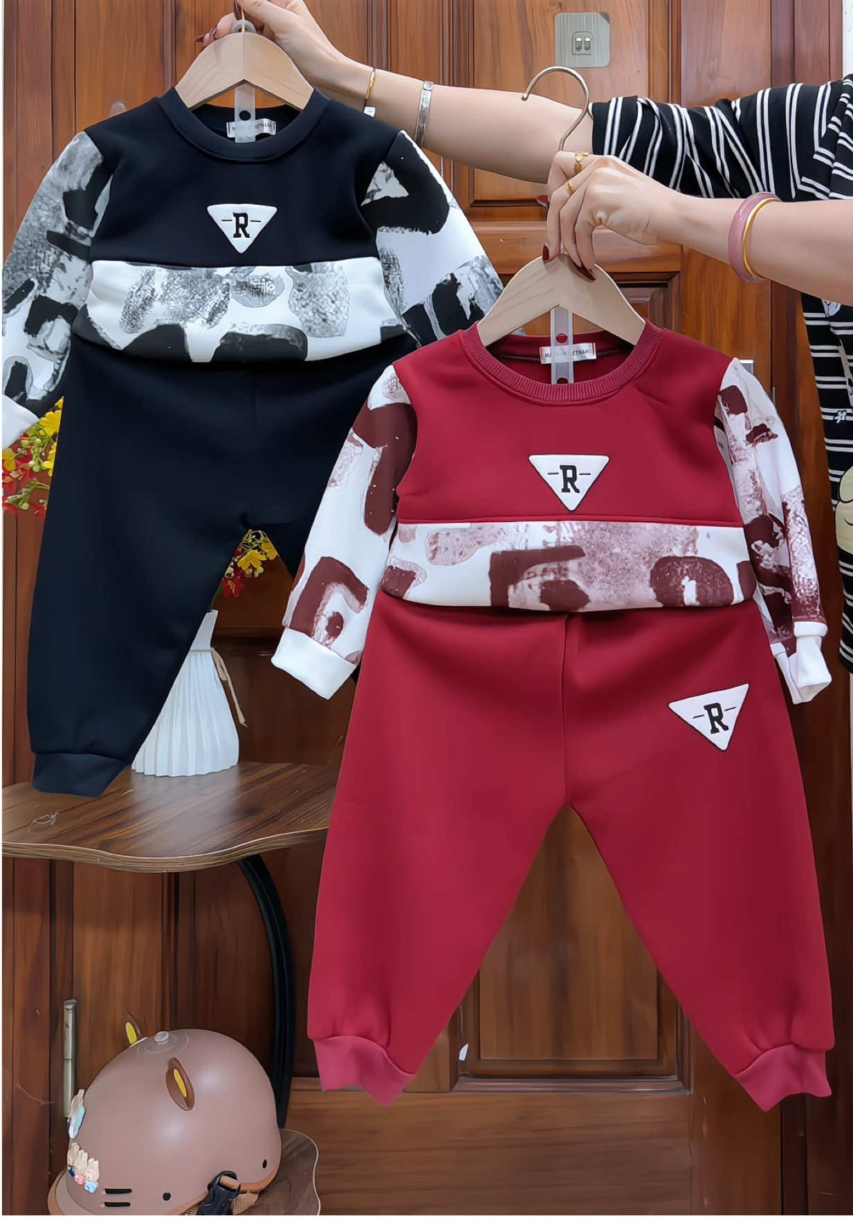 Bộ nỉ thu đông cho bé trai#tiemmeken #bobetrai #bochobetrai #bothudongchobe #bonichobe 