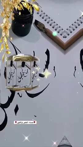 #امسينا وأمسى الملك لله مساء الخير والفل#♥️🌿♥️ 