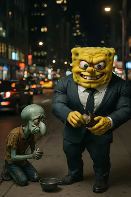 Squidward Tentacles is not truly impoverished #spongebob #patrick #fyp #tiktok 