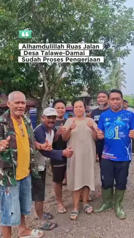 Alhamdulillah, Ikut merasakan kebahagiaan Masyarakat. Proses pengerjaan ruas jalan desa Talawe-Damai . #pengerjaanjalan #jalandesa #jalanrusak #bupatisidrap #syaharuddinalrif 