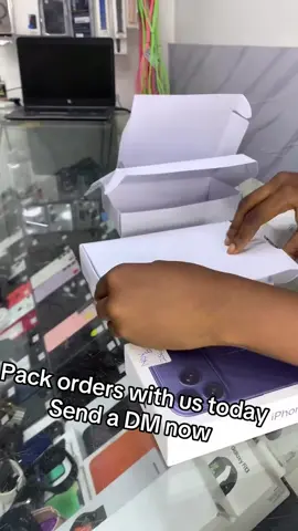 Pack orders with us today Send a DM now