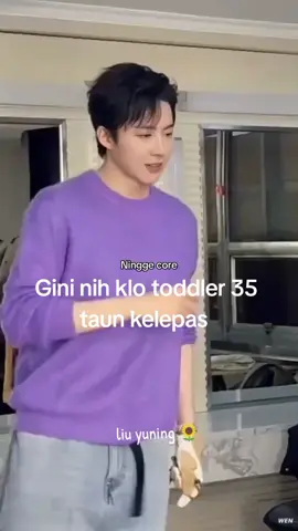 kenalin nih guys bayi 35 taun ku  👶 nama nya Liu Yuning  umurnya 35 unyu unyu kan guys  #liuyuning #fyp 
