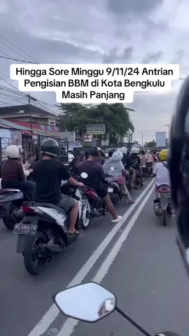 Beginilah Kondisi Antrian BBM di Kota Bengkulu Terkini