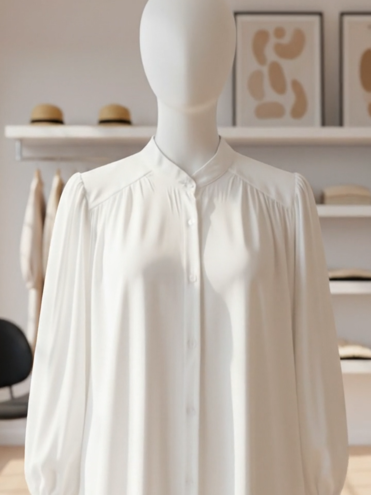 Kemeja Rayon Twill Lengan Panjang Kemeja Wanita Ameena Blouse Bahan Lembut. #fyp 