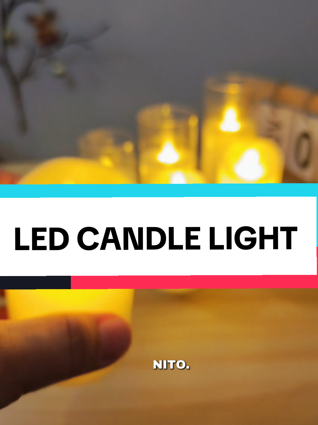 Kandila na hindi nauubos at di ka mamatayan kahit hanginin dahil battery operated, safe oang gamitin. #electroniccandle #safecandle #ledcandlelight #kandila #homedecor 