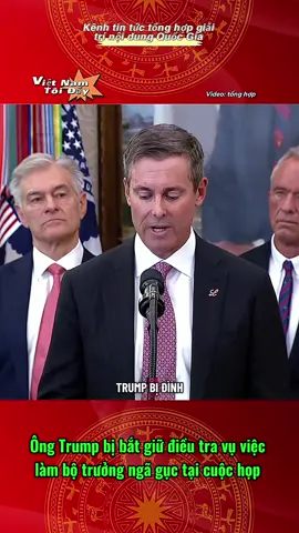 Ông Trump bị bắt giữ điều tra vụ việc làm bộ trưởng ngã gục tại cuộc họp #vietnam #toiyeuvietnam #videoviral #viral #fyp 