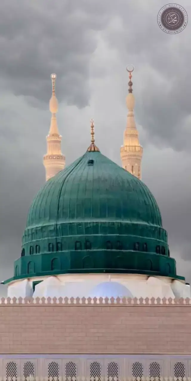 Madinah munawra  Madinah, the city of the prophet, shines bright  A beacon of faith, where Islam’s history takes flight  The Masjid an-Nabawi, a mosque of grandeur and might  Where the prophet Muhammad’s tombs is a sacred sight  The city’s streets are lined with date palms, green and tall  A tranquil oasis, where faith and peace enthrall Madinah’s rich history and heritage are palpable and real Madinah’s rich history and heritage are palpable and real  A place where Muslims from all over the world come to feel  The city’s warm hospitality and welcoming smile  Make it a place of pilgrimage, worth travelling a long while #islamic_video #1million 