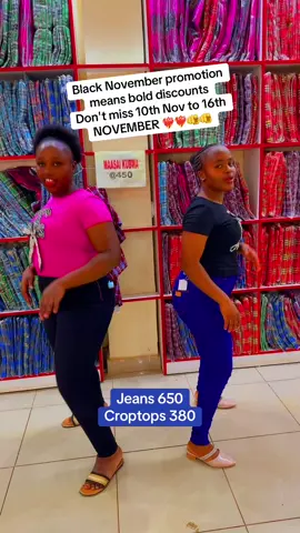 🖤 BLACK NOVEMBER MEGA PROMOTION IS HERE! 🖤 From 10th–16th November, it’s your time to shop smart and save big at Wa Morgan Fashions – Eldy Branch! 🔥 Unbeatable deals on: 👗 Ladies Wear | 👕 Men’s Wear | 🧒 Kids Wear | 🛏️ Bedding & Mattresses Step out in style, sleep in comfort — and spend less while doing it! Don’t miss out — Black November means Bold Discounts! 💥 📍 Wa Morgan Eldy Branch 📲 0758878785 | 0714767394 | 0797284913 📸 Instagram & TikTok: @wamorganfashions1 💬 Facebook: Wa Morgan – Eldy Branch #BlackNovember #MegaPromotion #WaMorganFashions #ShopSmartWithLess #TrendAlert 