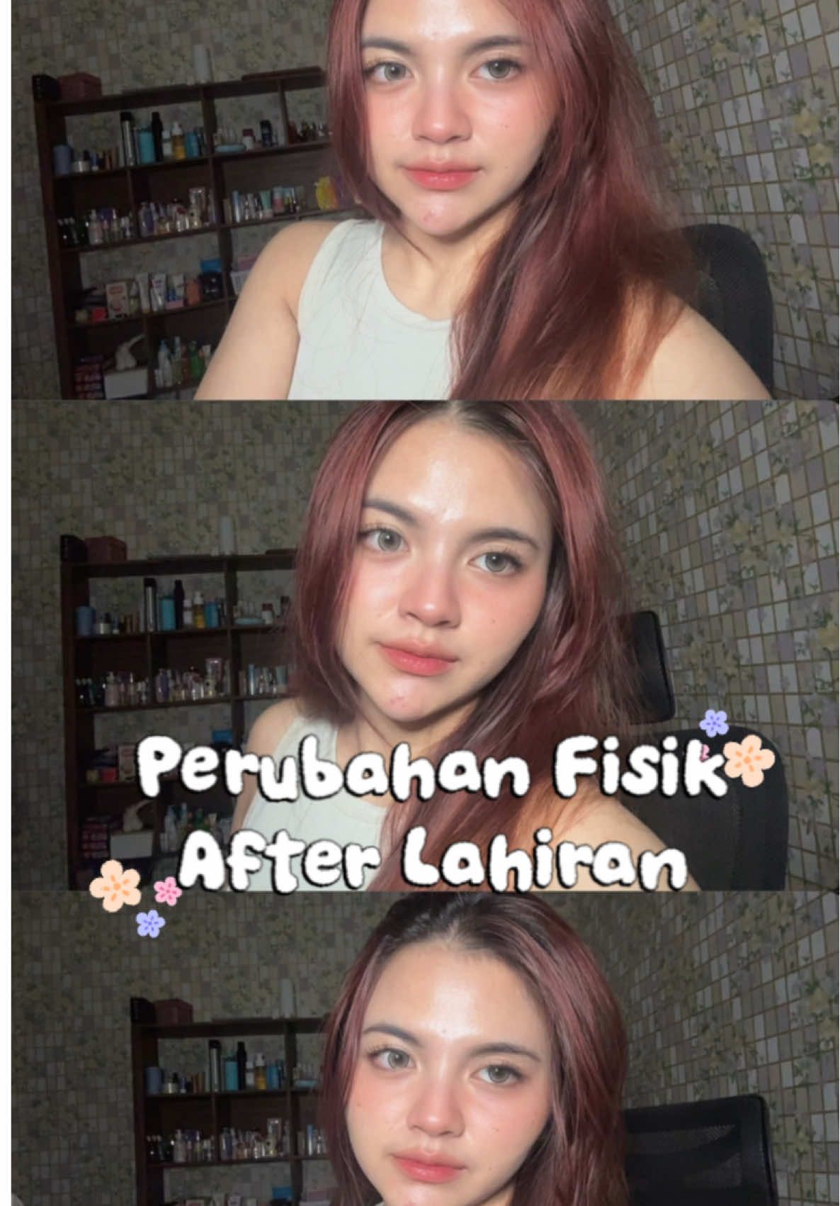 Keti bisa cerah lagi after lahiran loh. Yang penting sabar dan telaten. Coba dong siapa disini yang mengalami perubahan fisik ekstrem begini geessss😭 #fyp #newmom #bodytoner #momlife #busui 