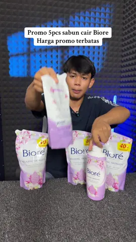 Promo murah 5pcs sabun cair dari biore murah #sabunmandi #sabunmandicair #sabunbiore #sabuncairbiore #promomakan1111 