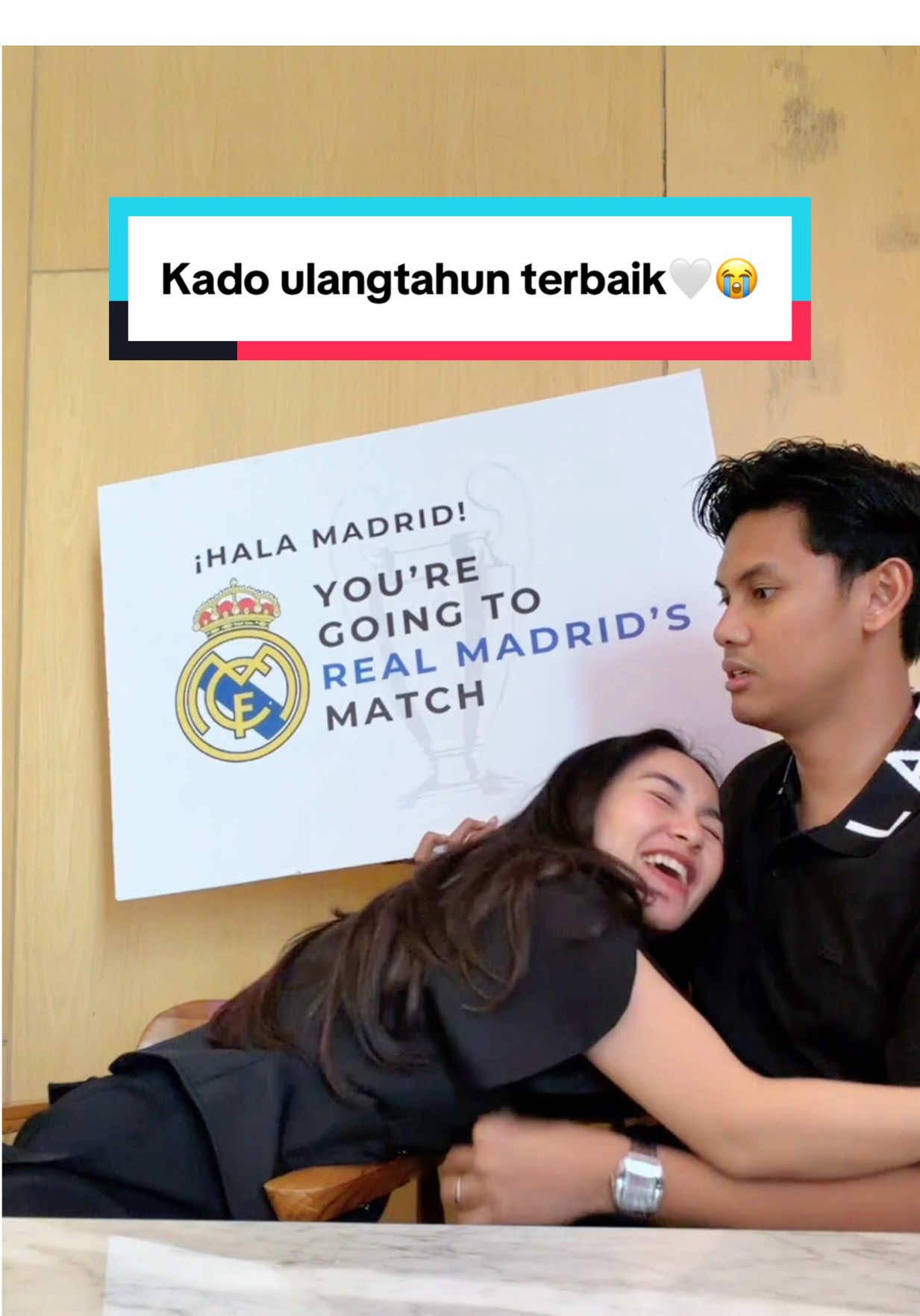 Best Birthday Gift Ever. Hala Madrid😭🤍 @Lita🐣 @Alvarazka Antarsukha Wardani 