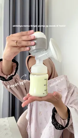 single pump favoritekuuuuu!🫶🏻 #pumping #momeping  #medelaeasy #reviewpompaasi  @Medela Indonesia 