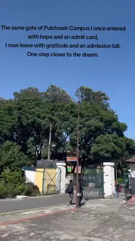 From an admit card to an admission bill, the dream just got real.#pulchowkengineeringcollege #computerengineer 