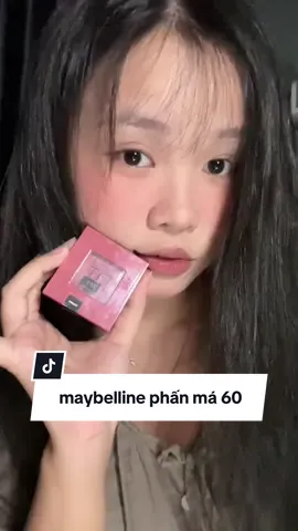 về lại màu má hồng cho da tone ấm Maybelline fit me 60 rồi nha mấy bà ui#maybelline#fitme 