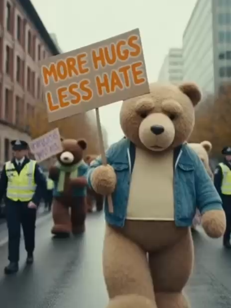 AI has officially turned protests into the cutest movement ever. Thanks to OpenAI’s Sora 2, the internet is overflowing with hyper-realistic clips of giant teddy bears peacefully marching through city streets — waving banners, chanting for kindness, and hugging everyone in sight. What started as a wholesome idea has become a viral showcase of how far AI video generation has come. Sora 2 can now recreate cinematic crowd motion, realistic fabric textures, and emotional storytelling — all from a single text prompt. The result looks so real you might actually believe the world just got taken over by love. It’s heartwarming, funny, and visually stunning all at once. Would you join the teddy bear march? 👀💬 Join the fastest-growing AI community on TikTok @longliveai #ai #sora #teddybear #viral #meme #aivideo #aiart #sora2 #openai #wholesome