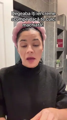 Degeaba îți iei creme scumpe dacă nu te demachiezi ☺️ #demachiere #makeup #demachierecorectă #skincare #skincareroutine 