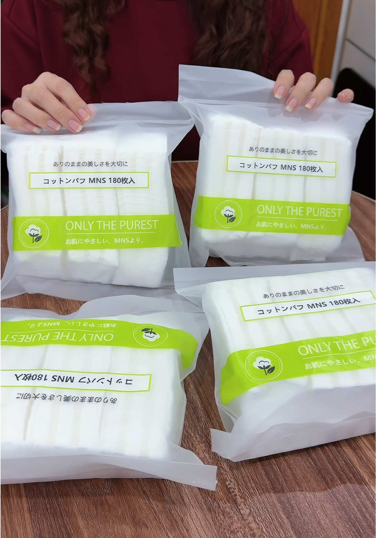 Bông tẩy trang MNS #xuhuong #bongtaytrang #bongtaytrangquocdan #bongtaytrangmns #huyenhomhinh365 