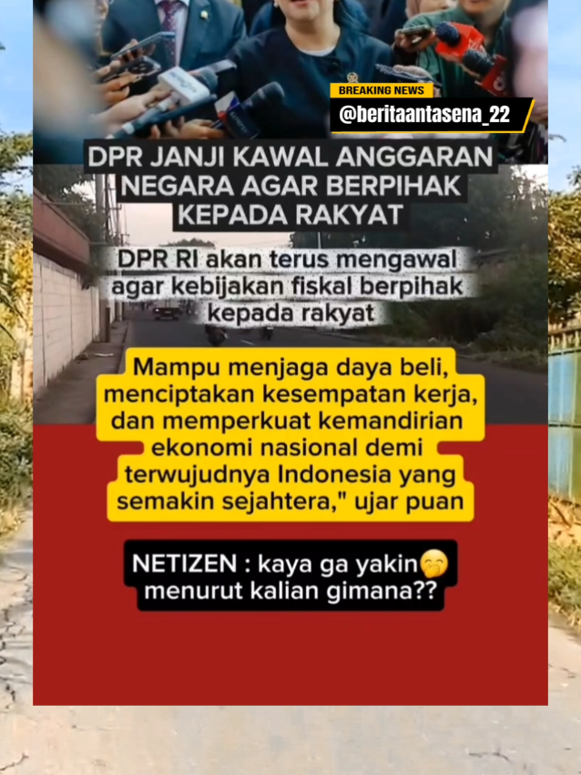 DPR berjanji kawal anggaran negara berpihak ke rakyat #puanmaharani #dpr #apbn #fyp #tranding 