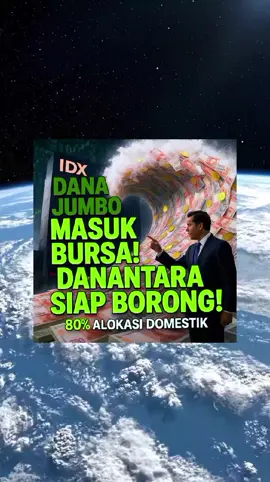 BUMN DIBAWA KABUR? BOCORAN INVESTASI JUMBO DARI DANANTARA! Jangan lewatkan kabar ini: Di tengah koreksi IHSG yang membuat saham Anda merah, BPI Danantara (Badan Pengelola Investasi) menegaskan komitmennya untuk mengalirkan dana BUMN ke pasar, dengan 801% alokasi ditujukan untuk investasi di dalam negeri! Keputusan mereka akan menentukan demand saham Big Cap dan IPO baru. Danantara bahkan menargetkan transaksi harian Bursa bisa melonjak hingga Rp 132 Triliun! Ini sinyal big money siap masuk! Pertanyaannya: Ke mana uang besar ini akan diarahkan? Investor wajib tahu, karena ini adalah katalis kuat yang bisa mendorong rebound IHSG.