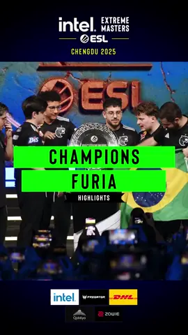 Your IEM Chengdu 2025 CHAMPIONS is @FURIA 🏆👏 #ESL #gaming #cs2 #esports #iemchengdu2025 
