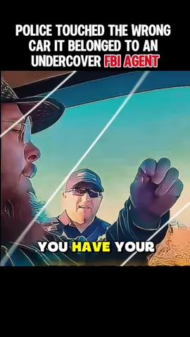 POLICE TOUCHED THE WRONG CAR IT BELONGED TO AN UNDERCOVER FBI AGENT #trending #foryou #viral #fyp #usa 