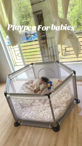 Space saver na Playpen para sa mga limited lang ang space sa bahay #playpen #playpenforkids #playpenforbabies #smallplaypen #babyessentials 