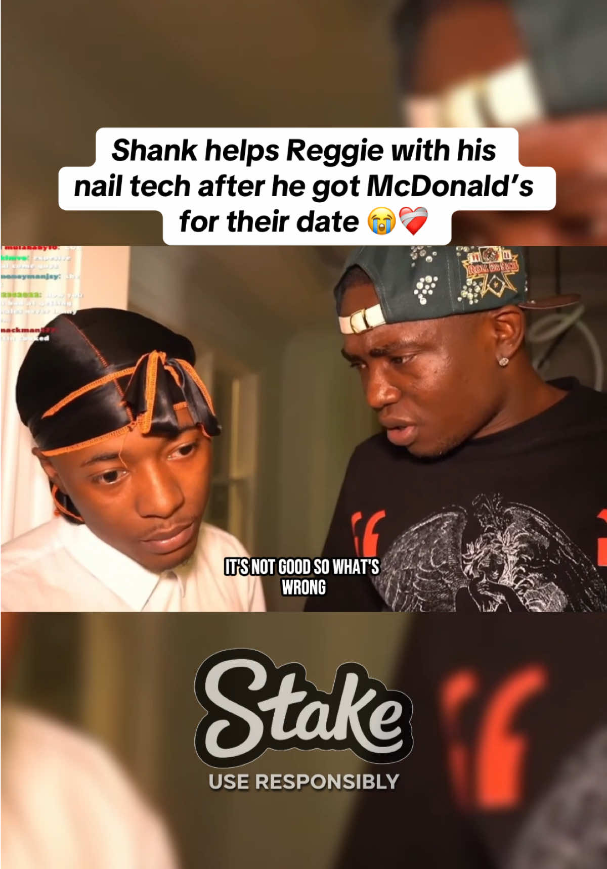 Shank helps Reggie with his  nail tech after he got McDonald’s for their date 😭❤️‍🩹 #girlhefunny1x #reggie #shankcomics #fyp 