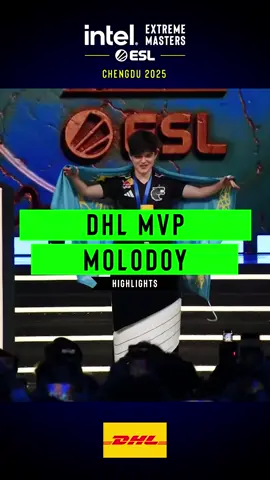 THE IEM Chengdu 2025 #ESLProTour @DHL MVP is MOLODOY 🇰🇿 #ESL #gaming #cs2 #iemchengdu2025  