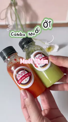 Combo muối ớt xanh đỏ nè, chấm ngon nhưk nách luôn á 🤭☺️😚😍#combomuoi #muoiotxanh #muoiotdo #muoiotcocu #giavi 
