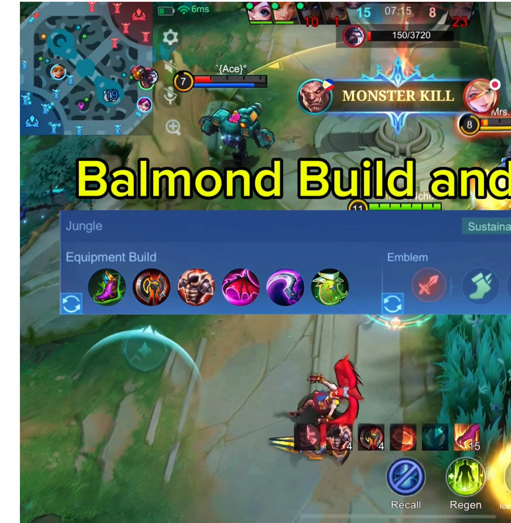 OP BALMOND NEW META?? BULD AND EMBLEM 2025 | Former Top 1 Global Balmond #MLBB #mobilelegends #n4cho #Newbalmond 